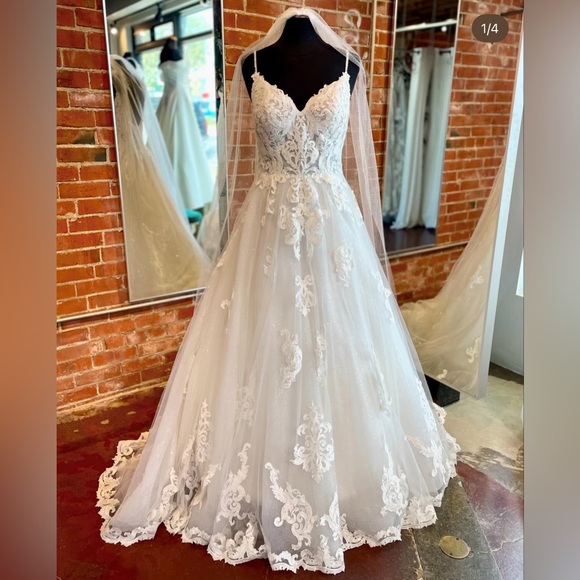 Maggie Sottero- Florence, Unaltered, Size 12 - Picture 1 of 4